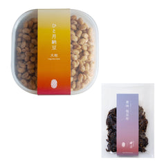 ひと月納豆／大粒 三重県産 400g 1P＋薬味