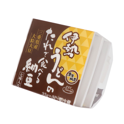 伊勢うどんのたれで食べる納豆